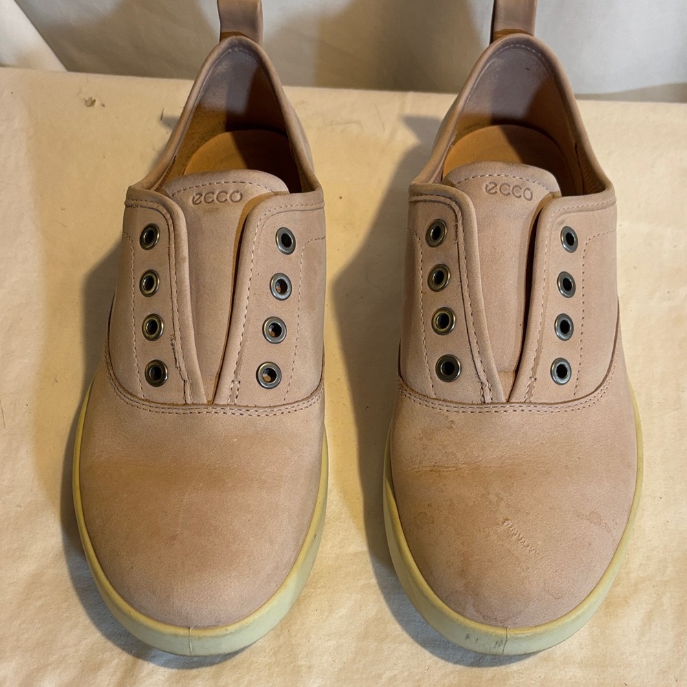 Ecco Casual Slip-On Shoes in Light Tan